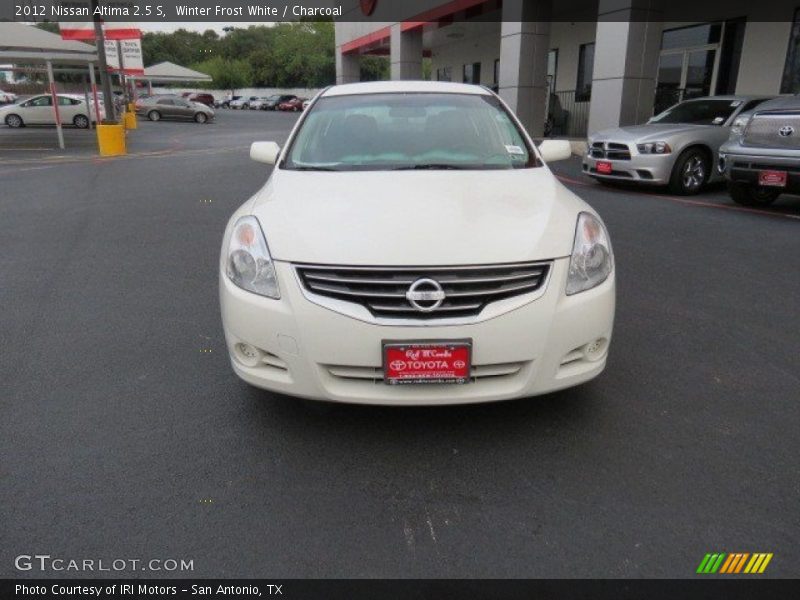 Winter Frost White / Charcoal 2012 Nissan Altima 2.5 S