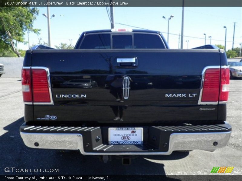 Black Clearcoat / Ebony/Dove Grey 2007 Lincoln Mark LT SuperCrew