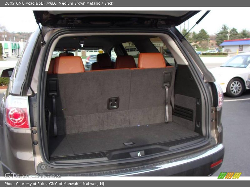 Medium Brown Metallic / Brick 2009 GMC Acadia SLT AWD