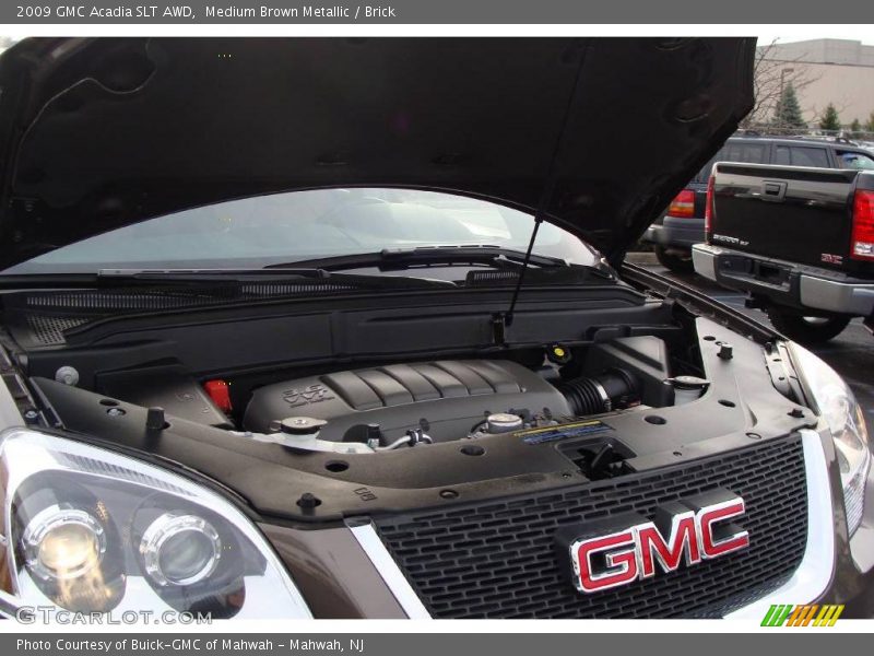 Medium Brown Metallic / Brick 2009 GMC Acadia SLT AWD