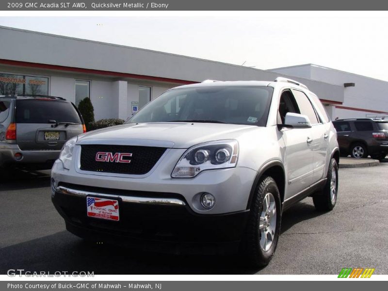 Quicksilver Metallic / Ebony 2009 GMC Acadia SLT AWD