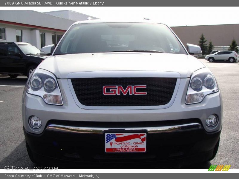 Quicksilver Metallic / Ebony 2009 GMC Acadia SLT AWD