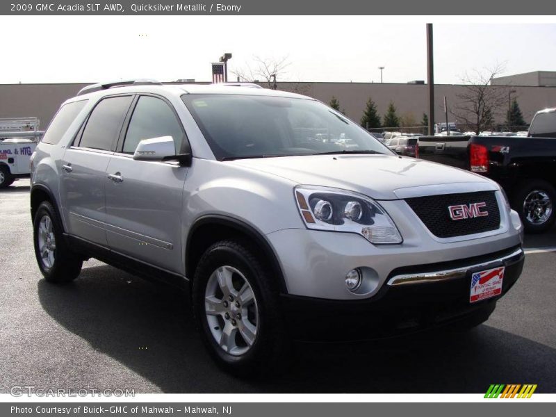 Quicksilver Metallic / Ebony 2009 GMC Acadia SLT AWD