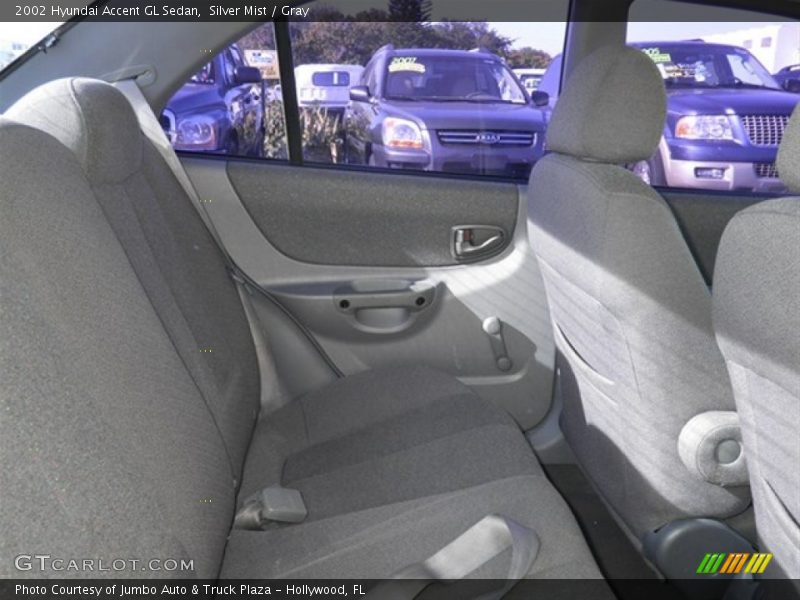 Silver Mist / Gray 2002 Hyundai Accent GL Sedan