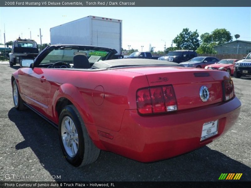 Torch Red / Dark Charcoal 2008 Ford Mustang V6 Deluxe Convertible
