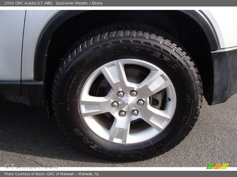 Quicksilver Metallic / Ebony 2009 GMC Acadia SLT AWD