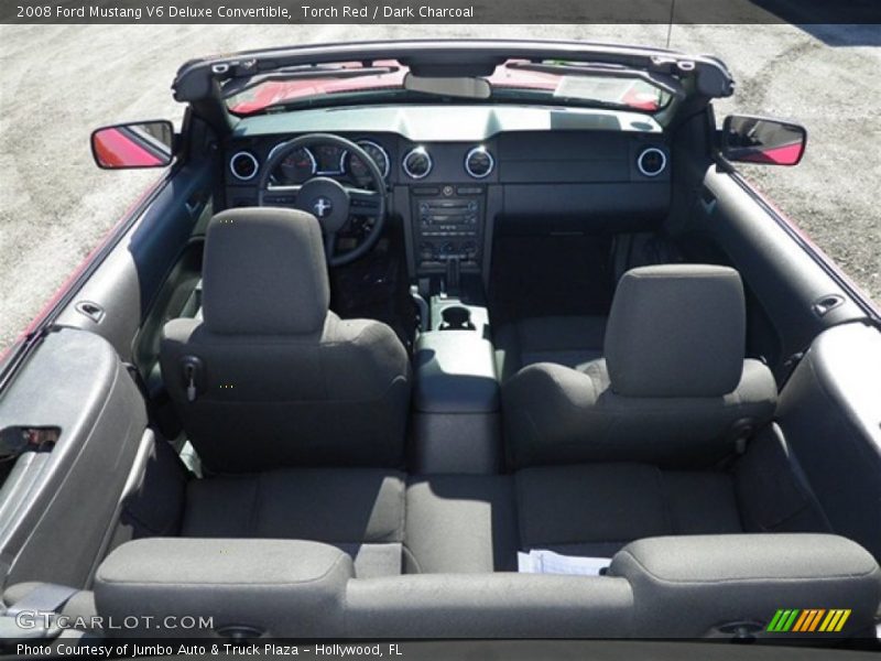 Torch Red / Dark Charcoal 2008 Ford Mustang V6 Deluxe Convertible