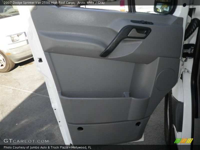 Arctic White / Gray 2007 Dodge Sprinter Van 2500 High Roof Cargo