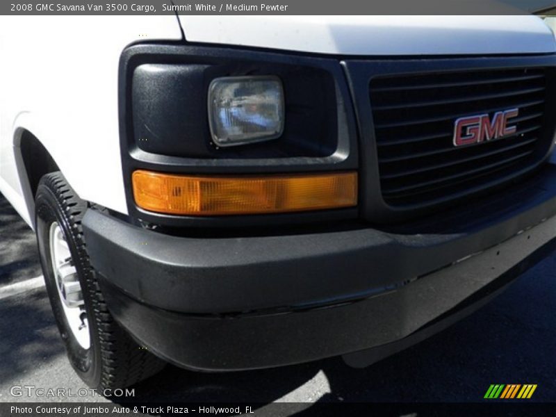Summit White / Medium Pewter 2008 GMC Savana Van 3500 Cargo