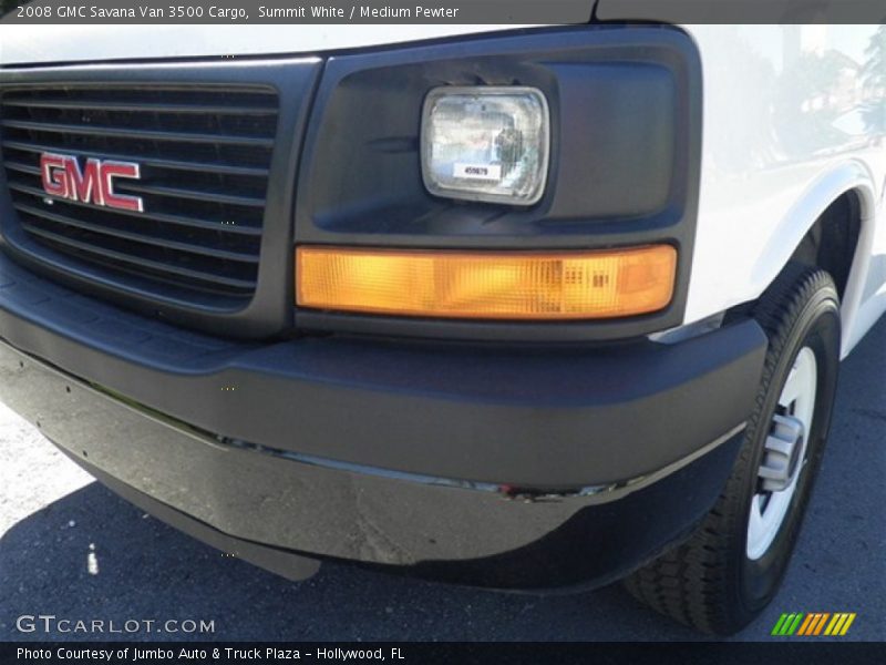 Summit White / Medium Pewter 2008 GMC Savana Van 3500 Cargo