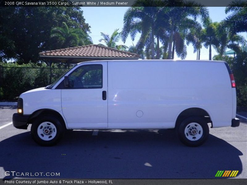 Summit White / Medium Pewter 2008 GMC Savana Van 3500 Cargo
