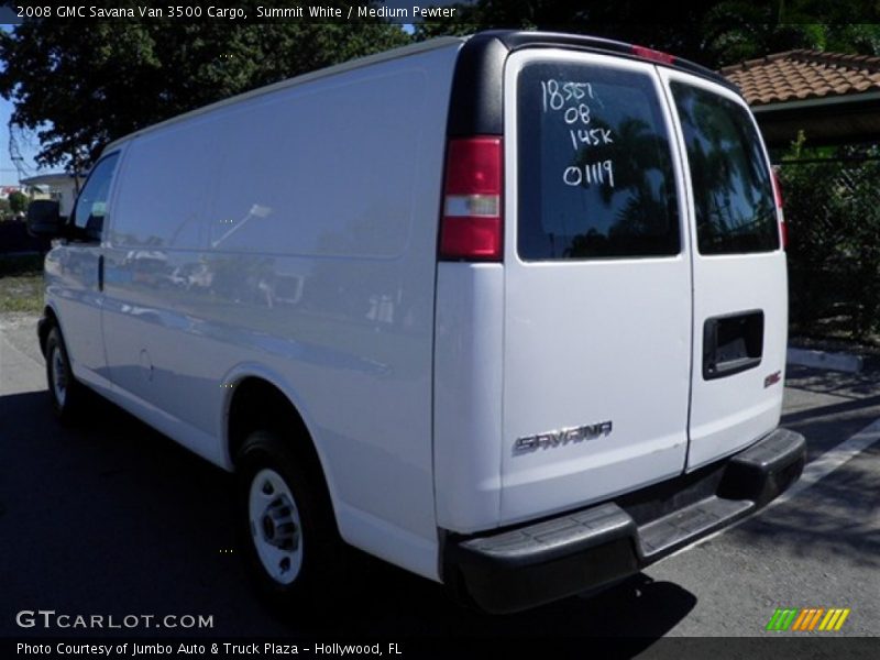 Summit White / Medium Pewter 2008 GMC Savana Van 3500 Cargo