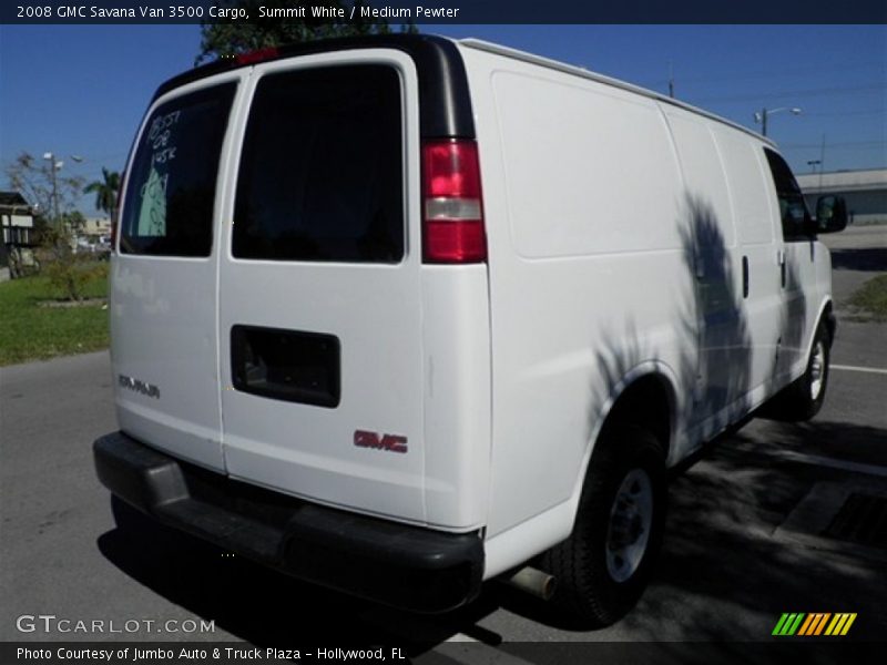 Summit White / Medium Pewter 2008 GMC Savana Van 3500 Cargo