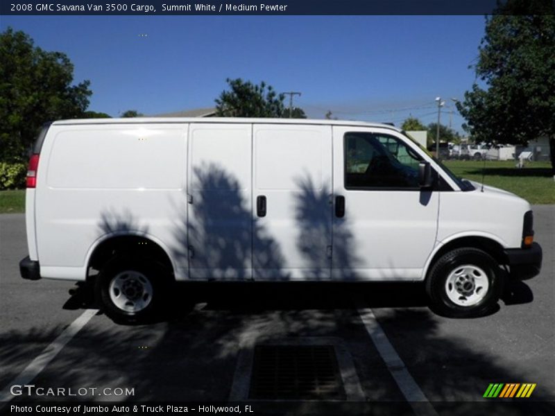 Summit White / Medium Pewter 2008 GMC Savana Van 3500 Cargo