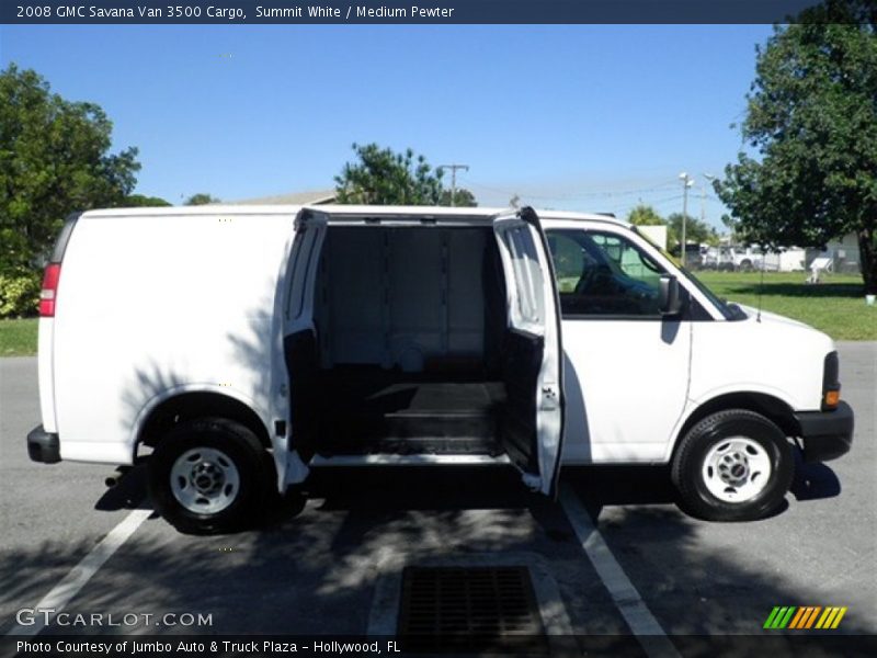 Summit White / Medium Pewter 2008 GMC Savana Van 3500 Cargo