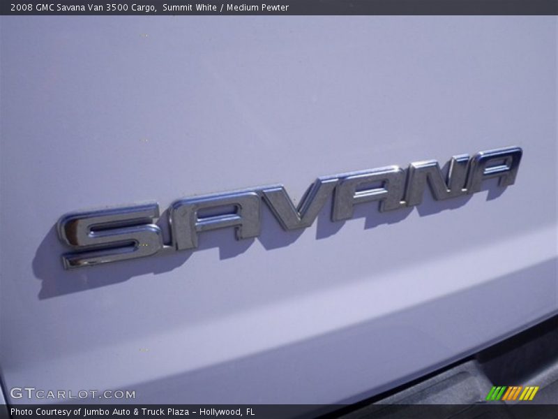 Summit White / Medium Pewter 2008 GMC Savana Van 3500 Cargo