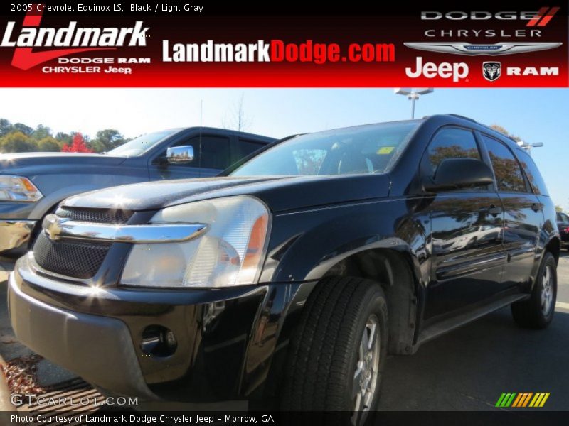 Black / Light Gray 2005 Chevrolet Equinox LS