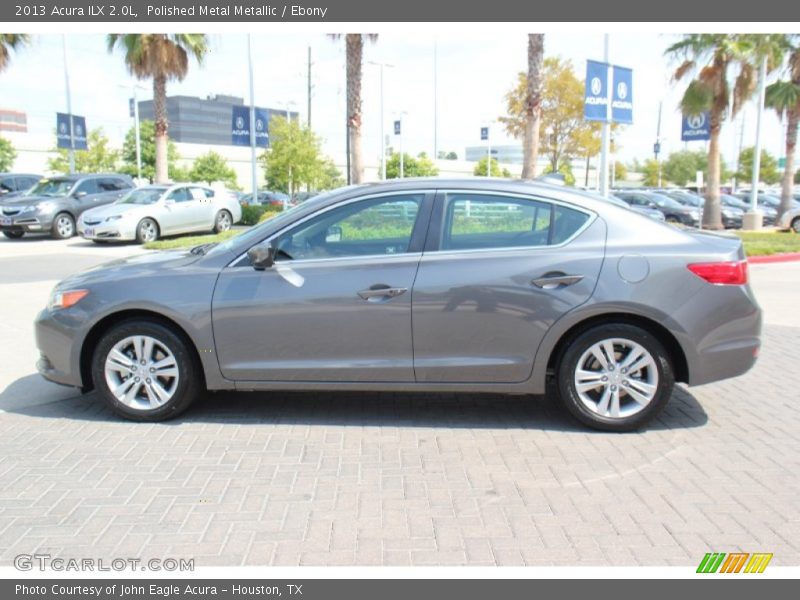 Polished Metal Metallic / Ebony 2013 Acura ILX 2.0L