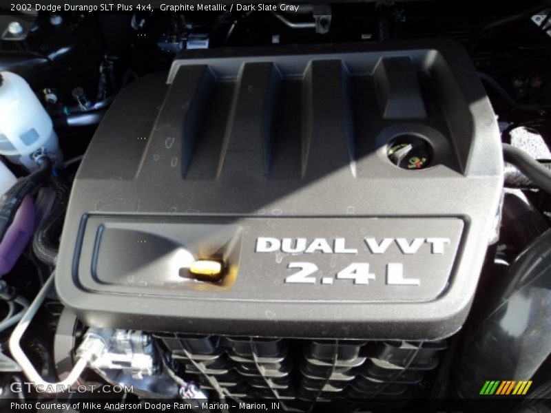 Graphite Metallic / Dark Slate Gray 2002 Dodge Durango SLT Plus 4x4