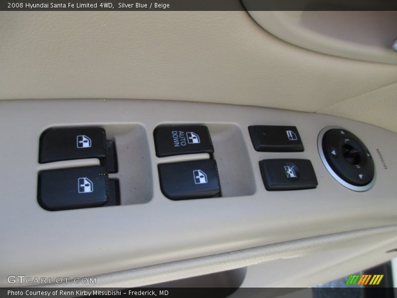 Silver Blue / Beige 2008 Hyundai Santa Fe Limited 4WD