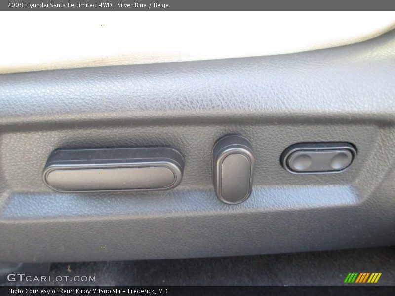 Silver Blue / Beige 2008 Hyundai Santa Fe Limited 4WD