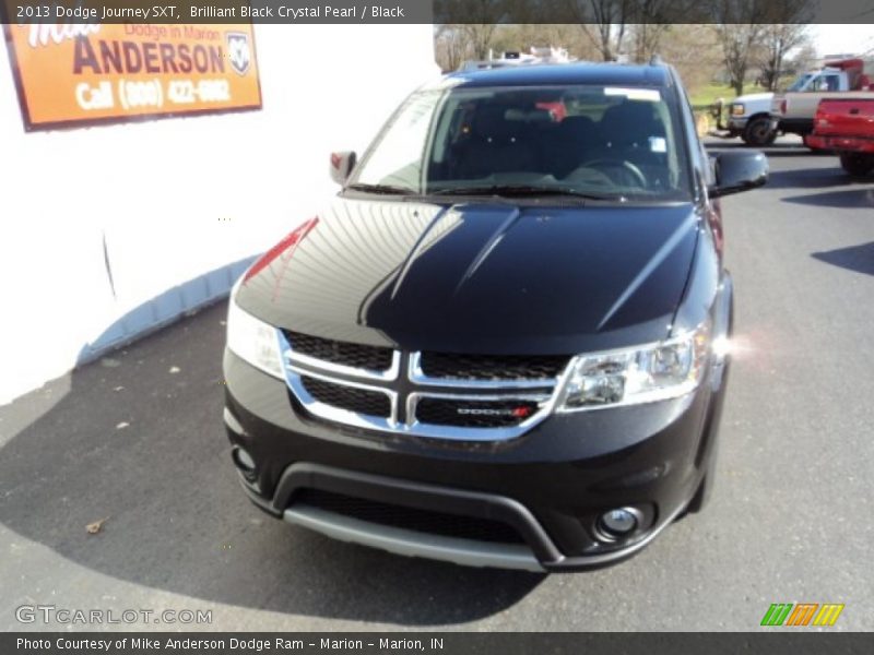 Brilliant Black Crystal Pearl / Black 2013 Dodge Journey SXT