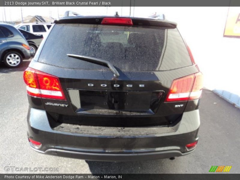 Brilliant Black Crystal Pearl / Black 2013 Dodge Journey SXT