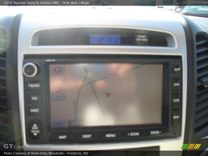 Silver Blue / Beige 2008 Hyundai Santa Fe Limited 4WD