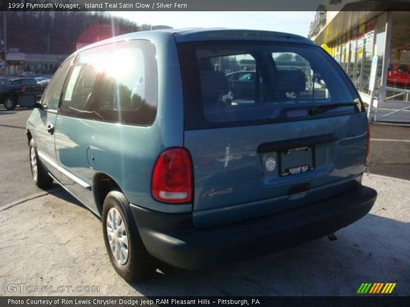 Island Teal Satin Glow / Silver Fern 1999 Plymouth Voyager