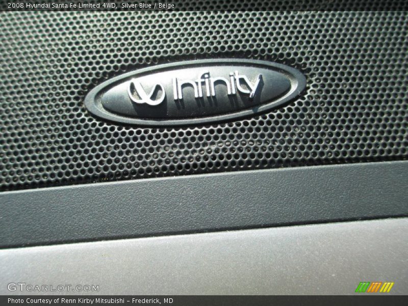 Silver Blue / Beige 2008 Hyundai Santa Fe Limited 4WD