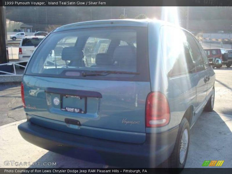 Island Teal Satin Glow / Silver Fern 1999 Plymouth Voyager