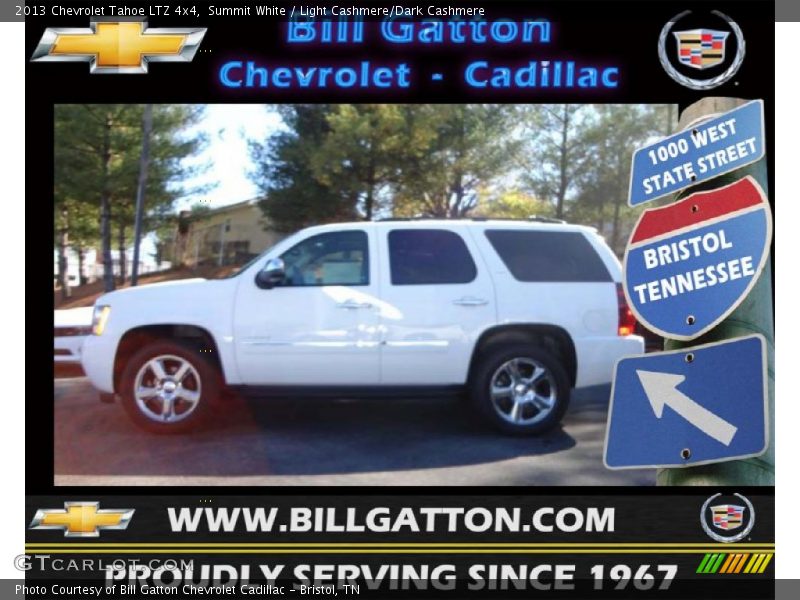 Summit White / Light Cashmere/Dark Cashmere 2013 Chevrolet Tahoe LTZ 4x4