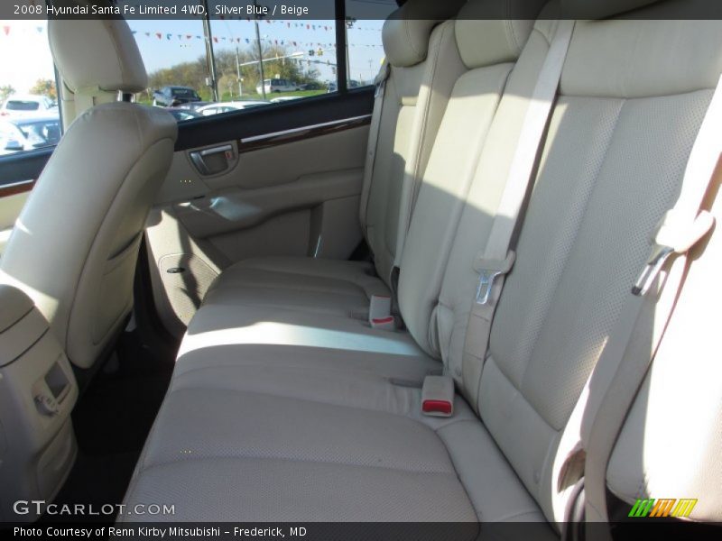 Silver Blue / Beige 2008 Hyundai Santa Fe Limited 4WD