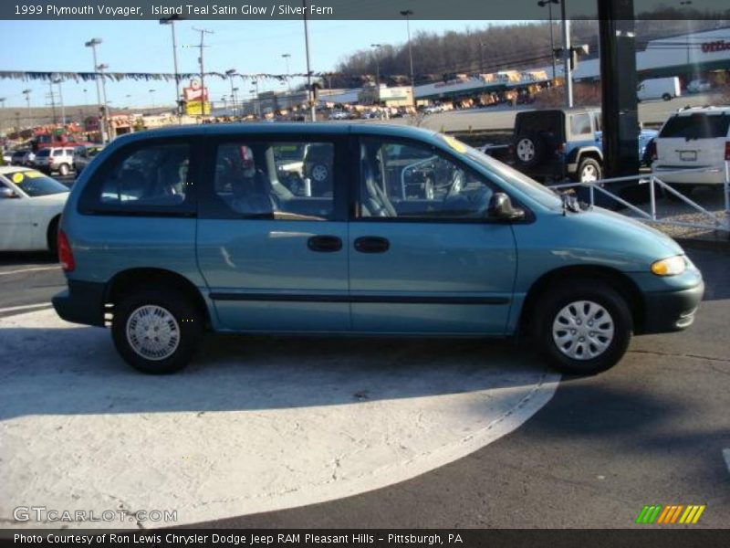 Island Teal Satin Glow / Silver Fern 1999 Plymouth Voyager