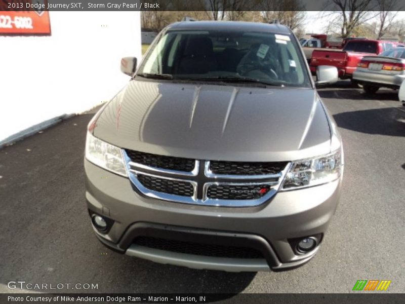 Storm Gray Pearl / Black 2013 Dodge Journey SXT