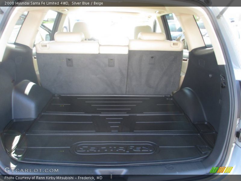 Silver Blue / Beige 2008 Hyundai Santa Fe Limited 4WD