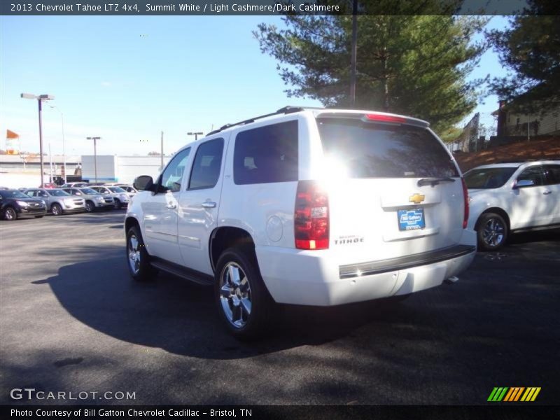 Summit White / Light Cashmere/Dark Cashmere 2013 Chevrolet Tahoe LTZ 4x4