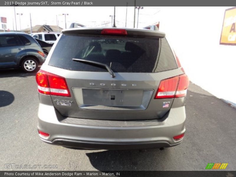 Storm Gray Pearl / Black 2013 Dodge Journey SXT