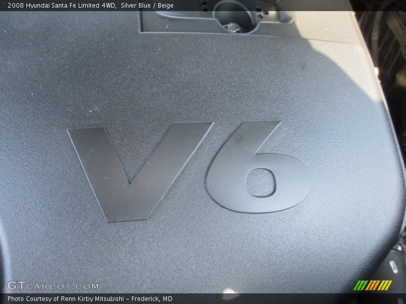 Silver Blue / Beige 2008 Hyundai Santa Fe Limited 4WD