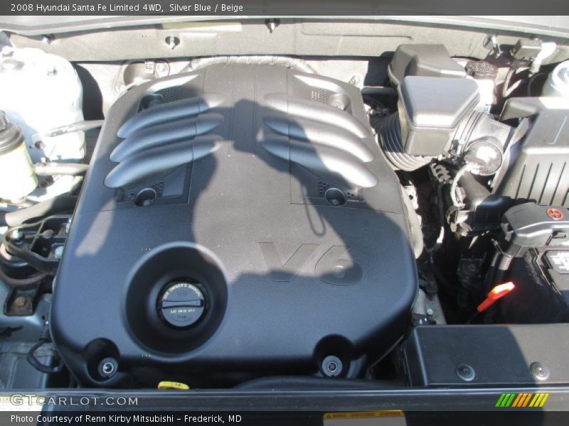 Silver Blue / Beige 2008 Hyundai Santa Fe Limited 4WD