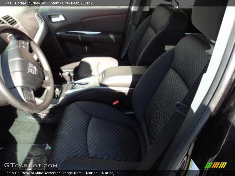 Storm Gray Pearl / Black 2013 Dodge Journey SXT