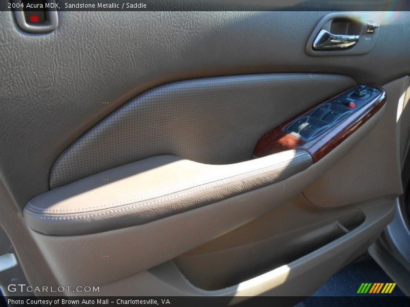 Sandstone Metallic / Saddle 2004 Acura MDX