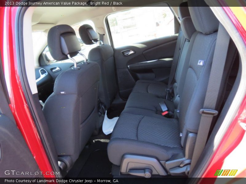 Bright Red / Black 2013 Dodge Journey American Value Package