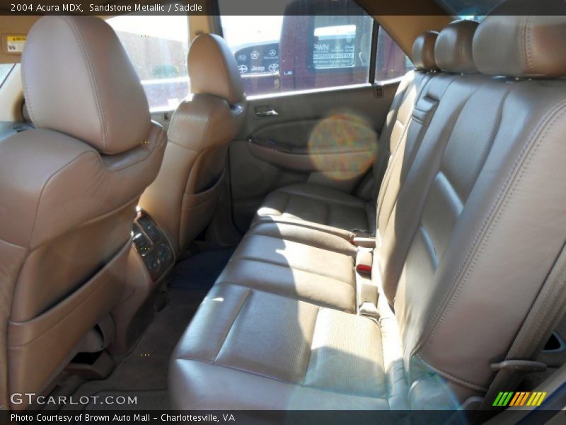 Sandstone Metallic / Saddle 2004 Acura MDX