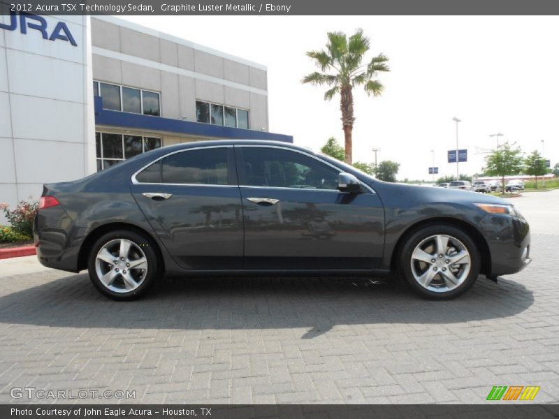 Graphite Luster Metallic / Ebony 2012 Acura TSX Technology Sedan