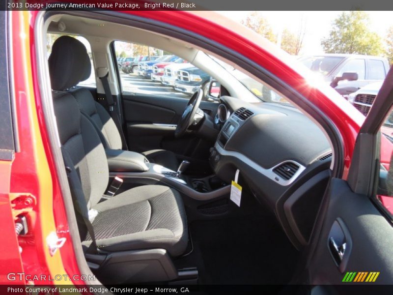 Bright Red / Black 2013 Dodge Journey American Value Package