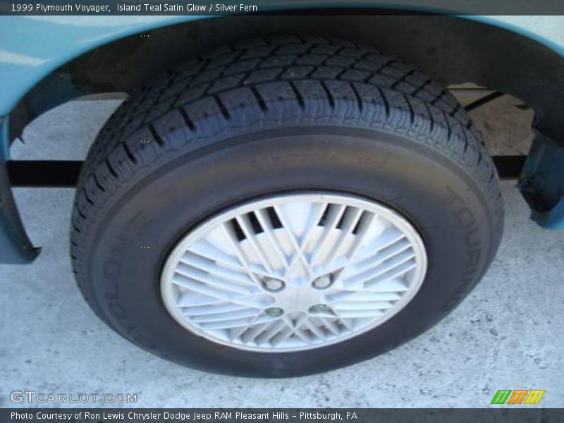 Island Teal Satin Glow / Silver Fern 1999 Plymouth Voyager