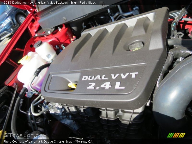 Bright Red / Black 2013 Dodge Journey American Value Package