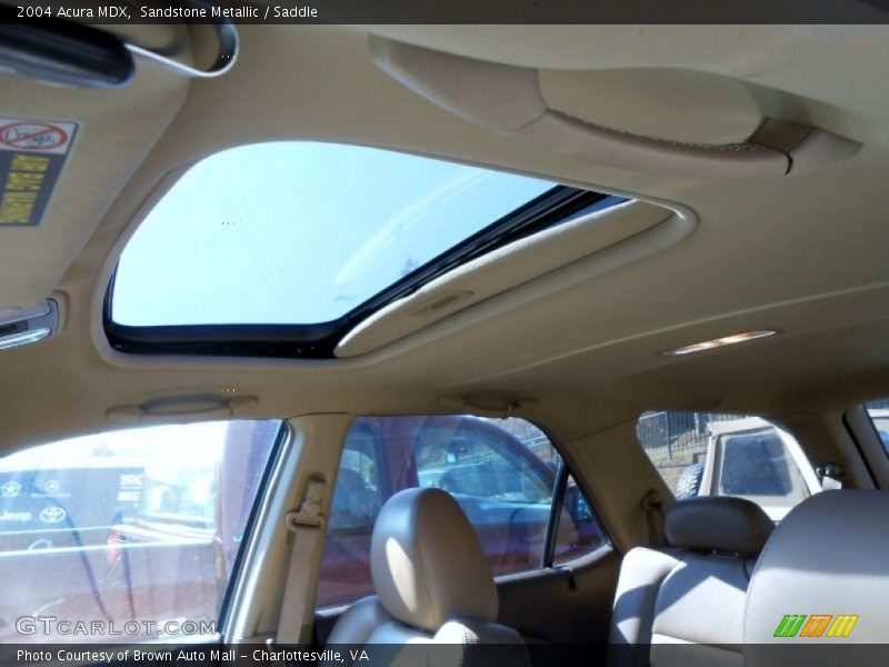 Sandstone Metallic / Saddle 2004 Acura MDX