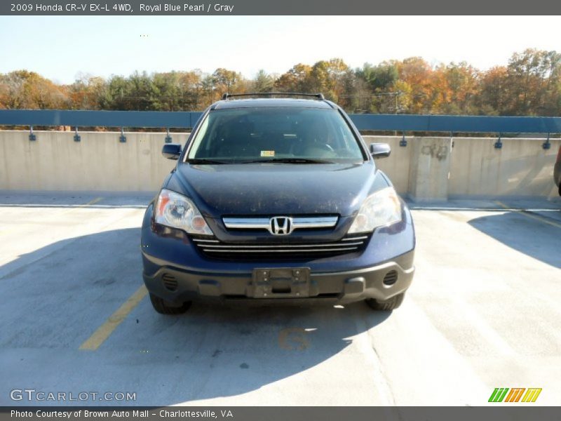 Royal Blue Pearl / Gray 2009 Honda CR-V EX-L 4WD